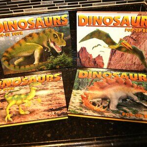 Dinosaurs Pop-Up Book By Steve Van Buskirk (Set of 4)